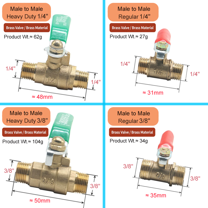 Válvula de bola pequeña de lat - Compression Fitting Brass reseña y precio